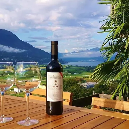 4-zi-wg Casa Sogno - Valle Mit Kamin. Alleinlage Im Rebberg! Appartamento