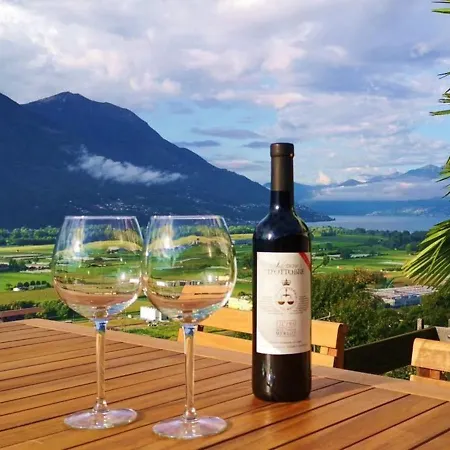 Appartamento 4-zi-wg Casa Sogno - Valle Mit Kamin. Alleinlage Im Rebberg! *